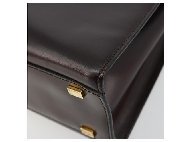 Céline CELINE Hand Bag Leather Brown Gold - vista 10