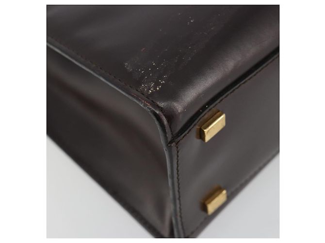 Céline CELINE Hand Bag Leather Brown Gold - vista 11