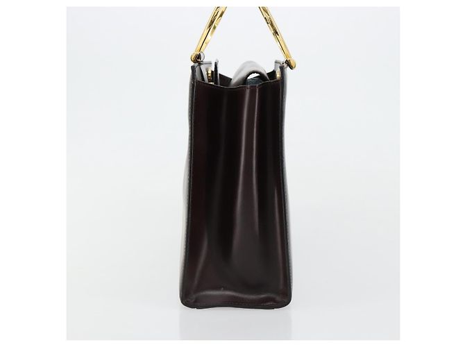 Céline CELINE Hand Bag Leather Brown Gold - vista 4