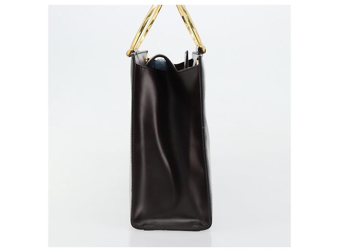 Céline CELINE Hand Bag Leather Brown Gold - vista 5