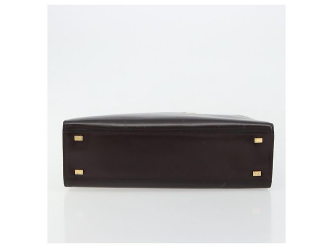 Céline CELINE Hand Bag Leather Brown Gold - vista 9