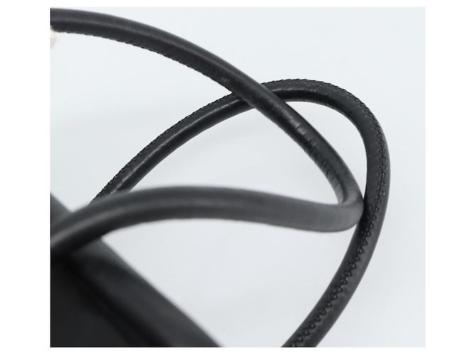 Céline CELINE Circle Hand Bag Nylon Black Gold - vista 8