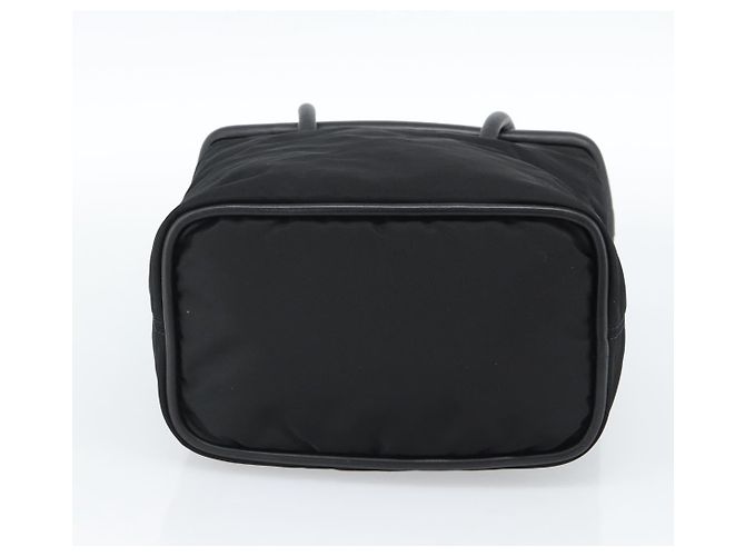 Céline CELINE Circle Hand Bag Nylon Black Gold - vista 9