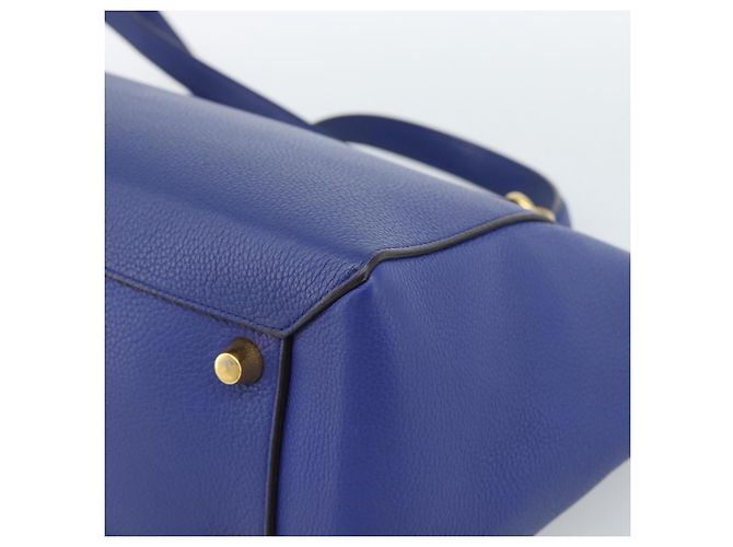 Céline CELINE Belt bag Hand Bag Leather 2way Blue Gold - vista 14