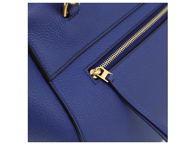 Céline CELINE Belt bag Hand Bag Leather 2way Blue Gold - vista 16