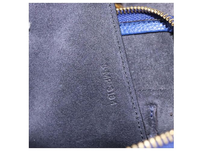 Céline CELINE Belt bag Hand Bag Leather 2way Blue Gold - vista 24