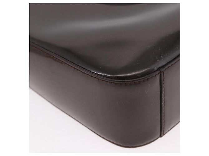 GUCCI Shoulder Bag Patent Leather Brown Silver 000 1046 0506 - vista 10