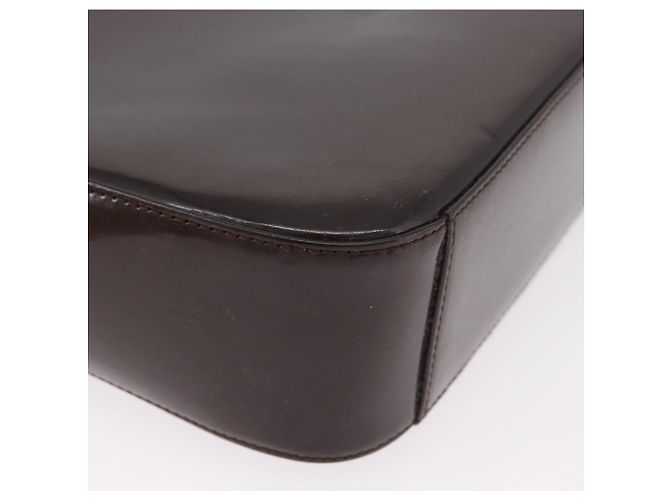 GUCCI Shoulder Bag Patent Leather Brown Silver 000 1046 0506 - vista 12