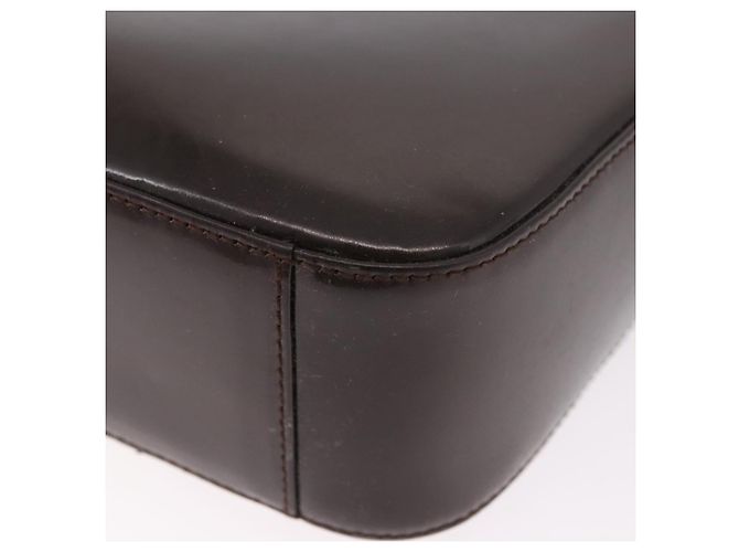 GUCCI Shoulder Bag Patent Leather Brown Silver 000 1046 0506 - vista 13