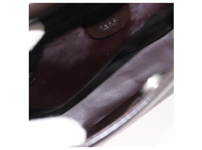 GUCCI Shoulder Bag Patent Leather Brown Silver 000 1046 0506 - vista 15