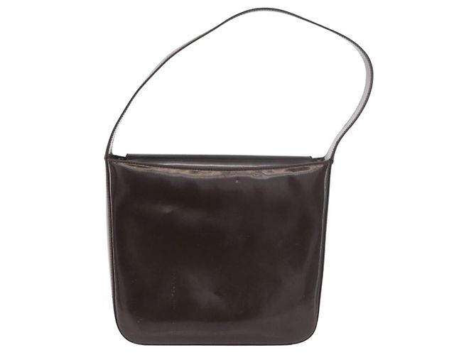 GUCCI Shoulder Bag Patent Leather Brown Silver 000 1046 0506 - vista 3