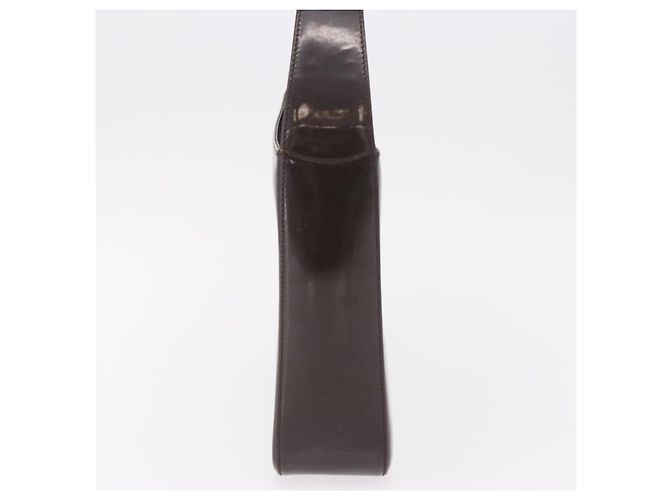 GUCCI Shoulder Bag Patent Leather Brown Silver 000 1046 0506 - vista 4
