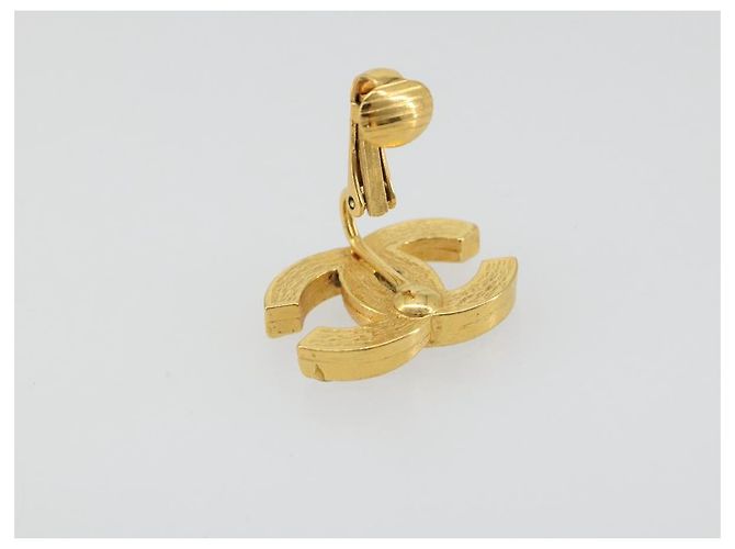 CHANEL Earring metal Gold Tone CC - vista 11
