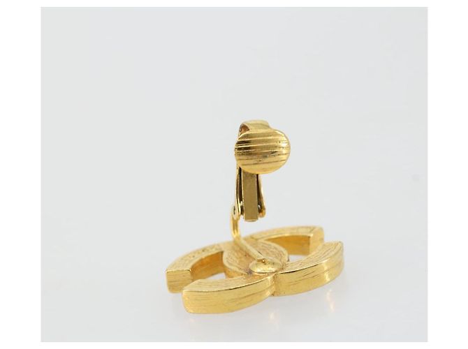 CHANEL Earring metal Gold Tone CC - vista 5
