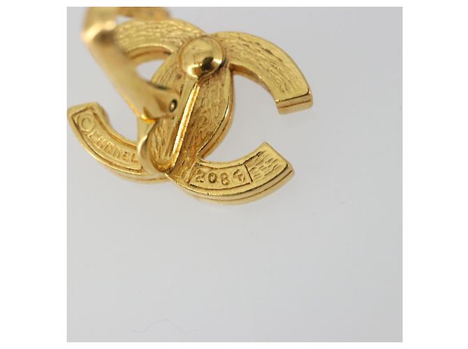 CHANEL Earring metal Gold Tone CC - vista 7
