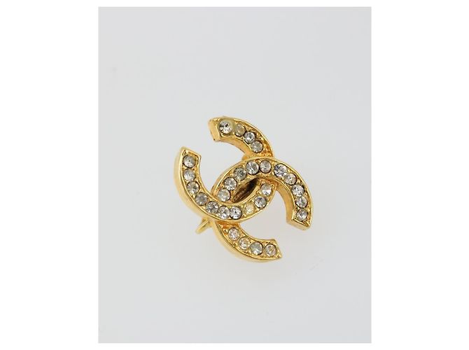 CHANEL Earring metal Gold Tone CC - vista 9