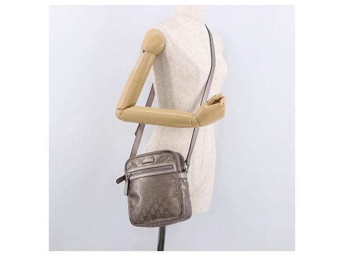 GUCCI GG Implementation Shoulder Bag PVC Pink Silver 233268 - vista 25