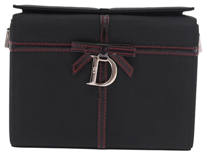 Christian Dior Clutch Bag Nylon Black Silver - vista 13