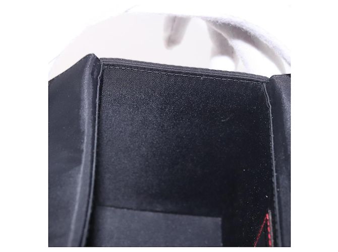 Christian Dior Clutch Bag Nylon Black Silver - vista 18