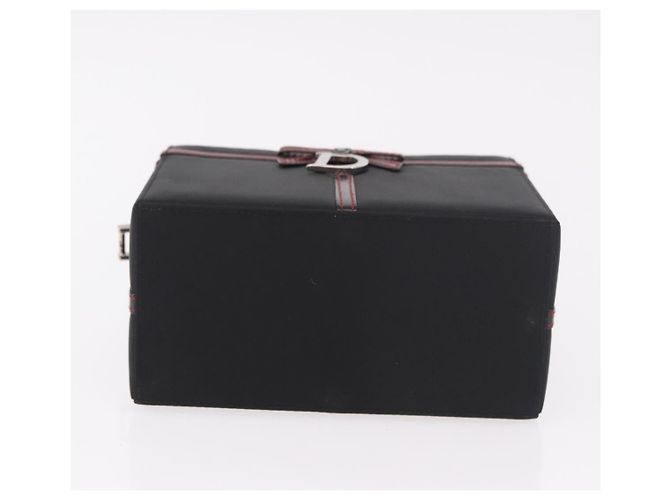 Christian Dior Clutch Bag Nylon Black Silver - vista 6