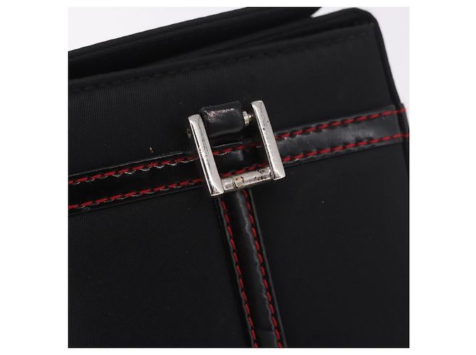 Christian Dior Clutch Bag Nylon Black Silver - vista 8
