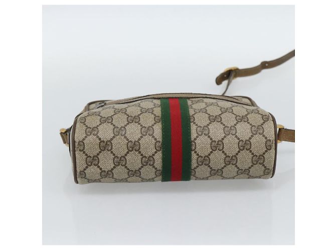 GUCCI GG Supreme Shoulder Bag PVC Beige - vista 5
