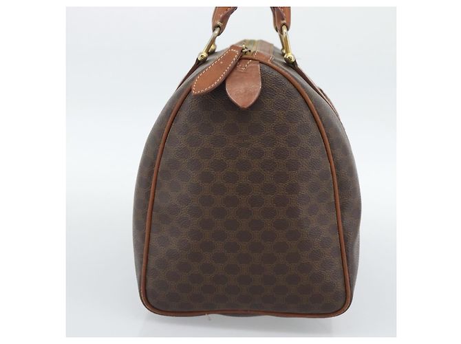 Céline CELINE Macadam Canvas Hand Bag PVC Brown - vista 3