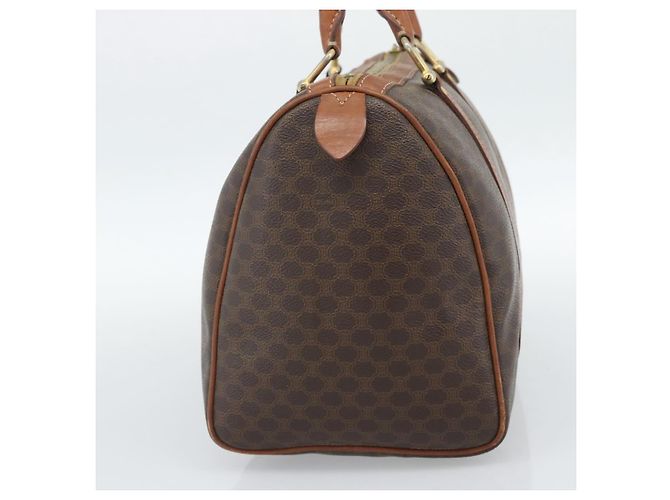 Céline CELINE Macadam Canvas Hand Bag PVC Brown - vista 4