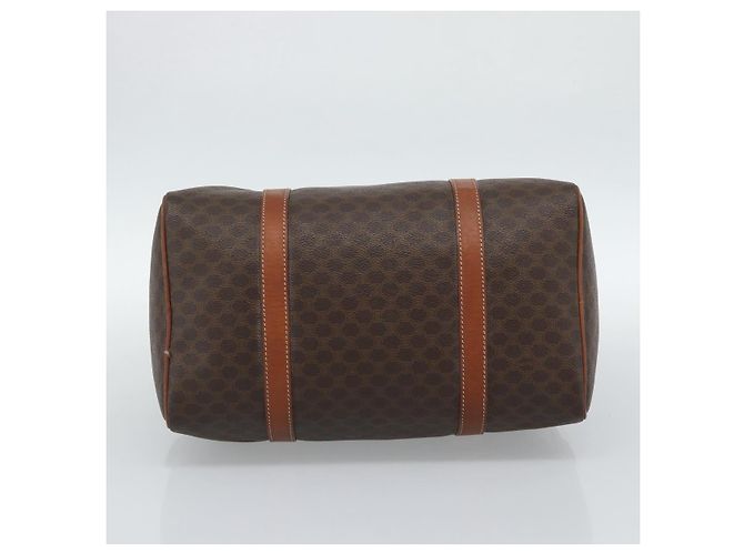 Céline CELINE Macadam Canvas Hand Bag PVC Brown - vista 5