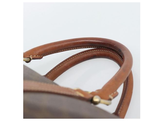 Céline CELINE Macadam Canvas Hand Bag PVC Brown - vista 8