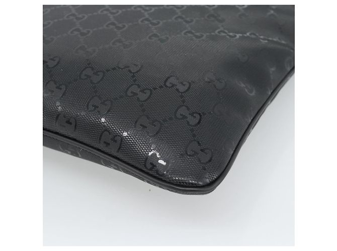 GUCCI GG Implementation Shoulder Bag PVC Black Silver - vista 12