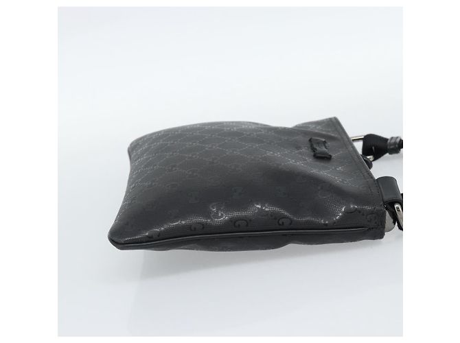 GUCCI GG Implementation Shoulder Bag PVC Black Silver - vista 5