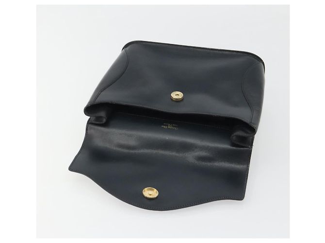Christian Dior Hand Bag Leather Navy Gold - vista 19