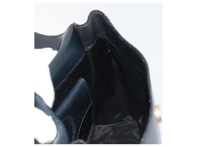 Christian Dior Hand Bag Leather Navy Gold - vista 20