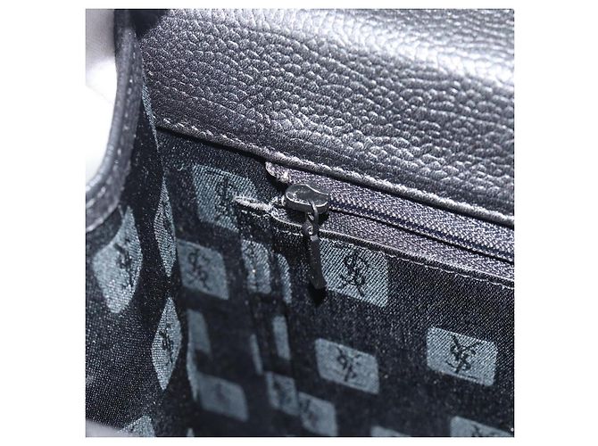 SAINT LAURENT Hand Bag Leather Black Gold - vista 19