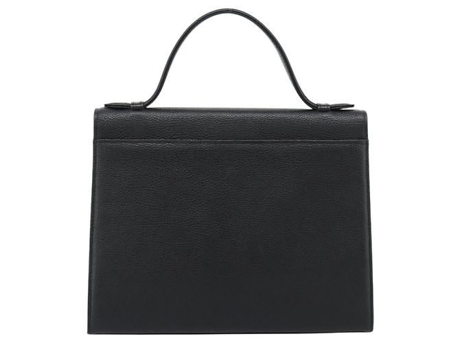 SAINT LAURENT Hand Bag Leather Black Gold - vista 2