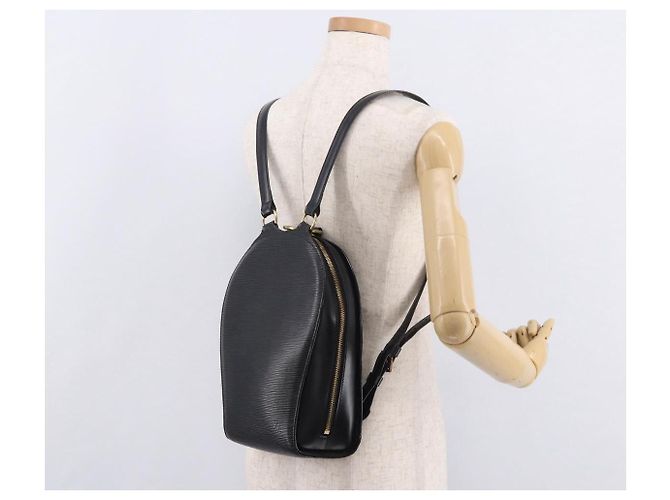 LOUIS VUITTON Epi Mabillon Backpack Black M52232 LV - vista 24
