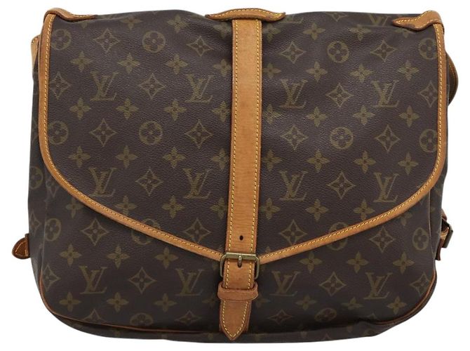 LOUIS VUITTON Monogram Saumur 35 Shoulder Bag M42254 LV - vista 13