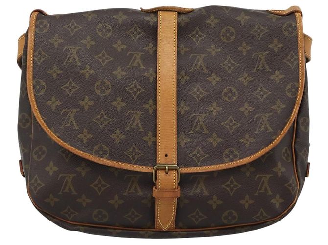 LOUIS VUITTON Monogram Saumur 35 Shoulder Bag M42254 LV - vista 2