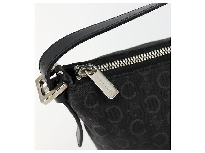 Céline CELINE C Sulky Shoulder Bag Canvas Black Silver - vista 15