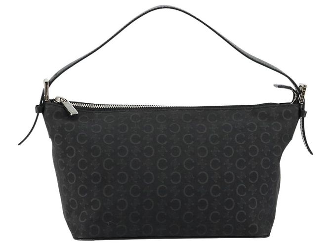 Céline CELINE C Sulky Shoulder Bag Canvas Black Silver - vista 2