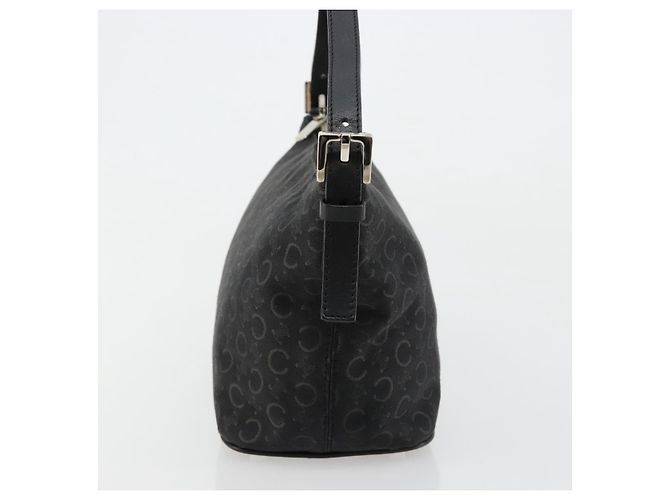 Céline CELINE C Sulky Shoulder Bag Canvas Black Silver - vista 4