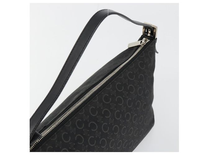 Céline CELINE C Sulky Shoulder Bag Canvas Black Silver - vista 6