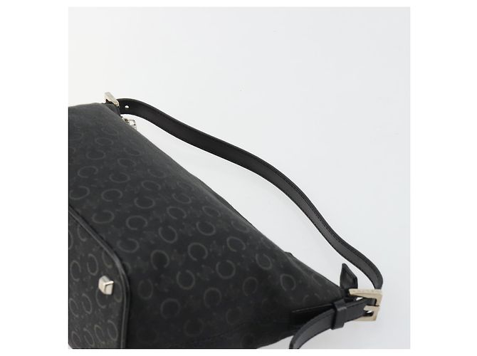 Céline CELINE C Sulky Shoulder Bag Canvas Black Silver - vista 8
