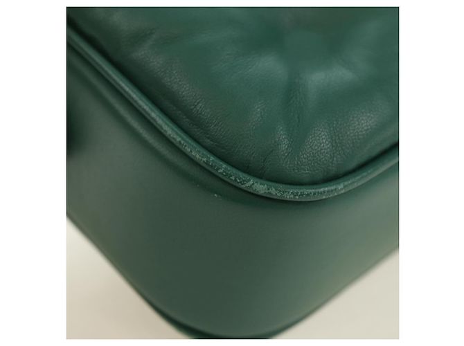 Maison Martin Margiela Maison Margiela Chain Shoulder Bag Leather Green Silver - vista 14