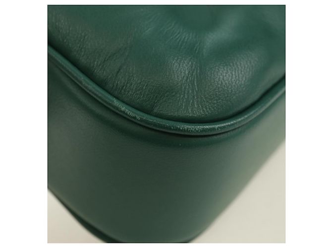 Maison Martin Margiela Maison Margiela Chain Shoulder Bag Leather Green Silver - vista 16