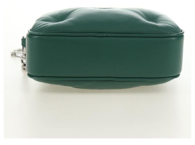 Maison Martin Margiela Maison Margiela Chain Shoulder Bag Leather Green Silver - vista 5