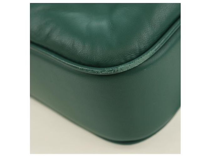 Maison Martin Margiela Maison Margiela Chain Shoulder Bag Leather Green Silver - vista 9
