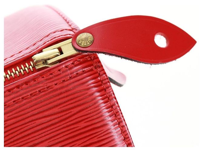 LOUIS VUITTON Epi Speedy 30 Hand Bag Castilian Red M43007 LV - vista 18