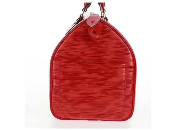 LOUIS VUITTON Epi Speedy 30 Hand Bag Castilian Red M43007 LV - vista 4